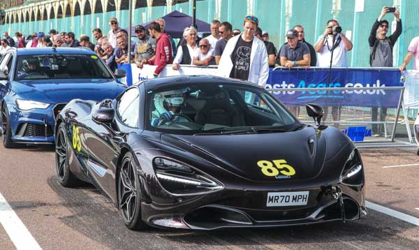 McLaren supercar at the Speed Trials